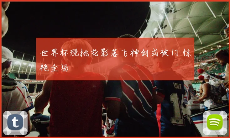 世界杯现桃花影落飞神剑式破门 惊艳全场